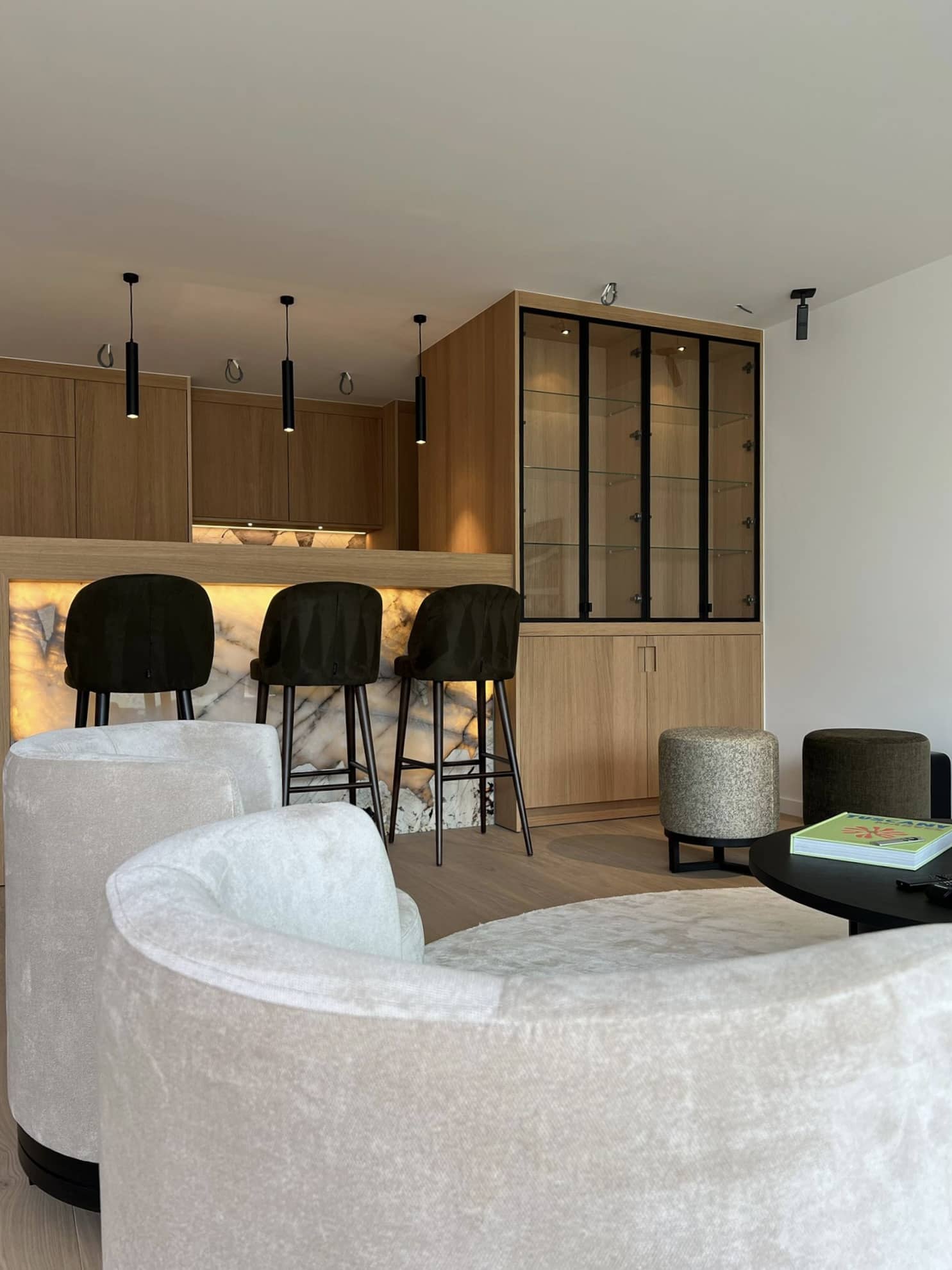 Keuken in eik, project Knokke